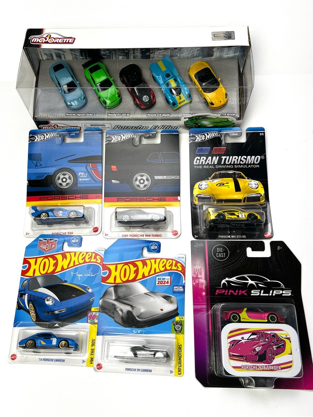 Porsche 11 lot diecast car Hot Wheels Pink Slips & Majorette Collection New